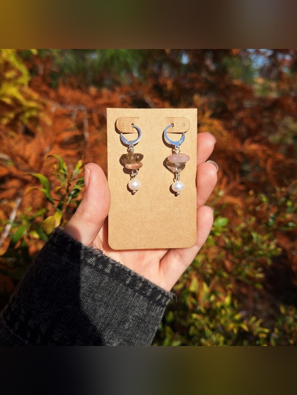 Moonstone, Quartz, Fteshwater Pearl ~ Artisan Jewelry
